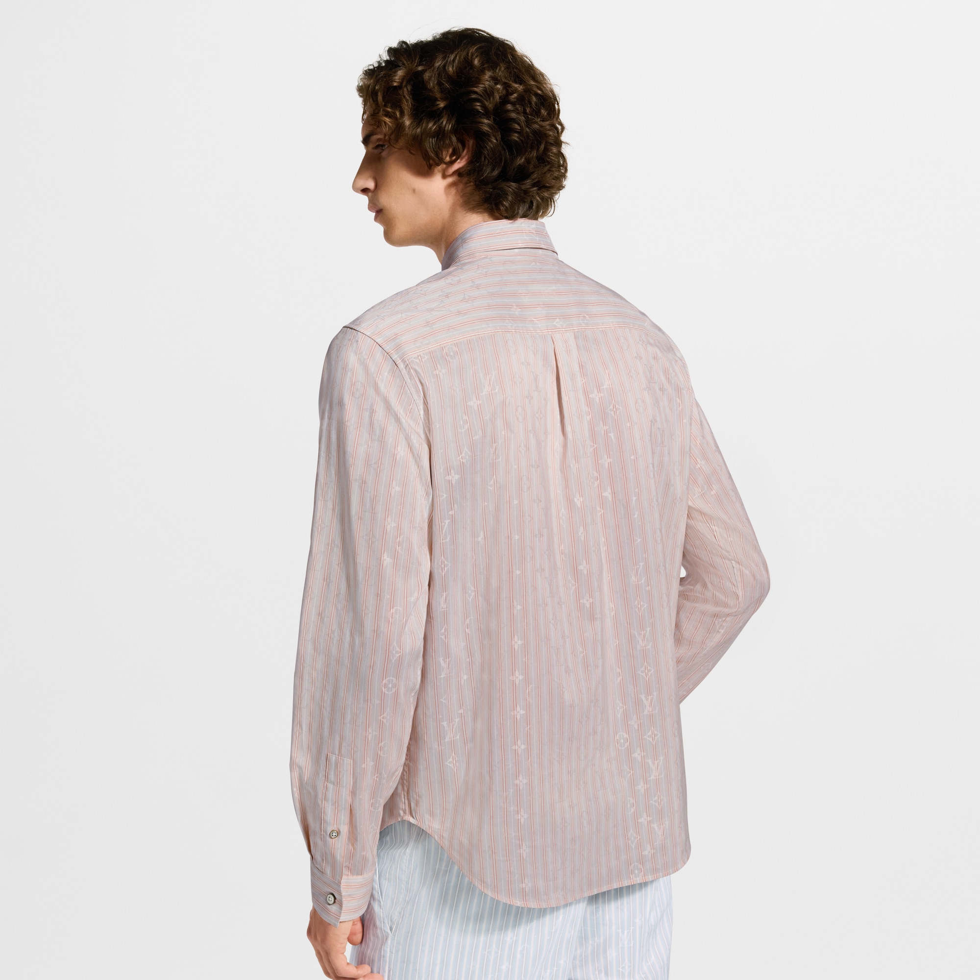 Monogram Striped Long-Sleeved Shirt - Men - Ready-to-Wear | LOUIS